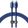 Baseus Cavo usb Baseus Crystal Shine usb tipo C 1.2m Blu [CAJY000603]