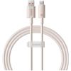 Baseus Cavo di ricarica rapida Baseus Usb A/C Habitat 100W 1m Rosa [P10360203421-00]