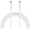 Baseus Cavo usb Baseus Superior Series Usb-C/Usb-C Fast 100W 2m Bianco [CATYS-C02]
