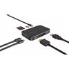 Icybox Docking station Icybox IB-DK4071M-CU31 per SSD M.2 NVMe/SATA Antracite [AYICYS000000052]