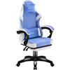 HUZARO Sedia gaming Huzaro Force 3.7 max 150kg Blu [HZ-FORCE 3.7 BLUE]