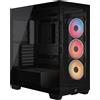 Corsair Case Corsair 3500X LXR Link TG Midi-Tower ATX Nero [KOCRROC03500XLB]