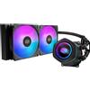 Cooler master Dissipatore cpu a liquido Cooler master MasterLiquid Core Nex 240mm ARGB Nero [AWCLMWPW0000057]