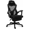 HUZARO Sedia da gaming Huzaro Combat 3.1 Carbon fino a 150kg Nero-Grigio [HZ-COMBAT 3.1 CARBON]