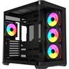 KRUX Case Krux Tano E-ATX ATX Micro ATX Mini-ITX ARGB Nero [KRXD015]