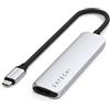 SATECHI Hub Satechi ST-P4SS 100W USB 3.2 tipo-C Argento [ST-P4SS]