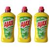 Generico Detergente Multiuso per Ajax Tornado, 1L, Profumazioni Marsiglia, Aceto e Limone, Confezioni da 1, 3 o 6 Flaconi (3, Limone)