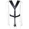 OnundOn Harness - Body da uomo, con perizoma, con anello in pelle per pene e pene regolabile