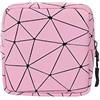 STARRY G Sacchetti per assorbenti igienici, custodia portatile per assorbenti igienici, custodia portatile per mestruazioni femminili, borsa per mestruazioni mestruali, con cerniera, per ragazze e
