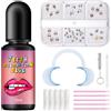 AOUZOVLI Tooth Gems Kit, Brillantino Dente, Con Colla, Gemme Colorate E Strumenti | Brillantini Denti, Gemme Dentali Scintillante E Accattivante, Rimovibile, Ideale per Feste, Cosplay E Uso Quotidiano
