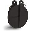 Bobino Zipper Clip Lucchetto per valigie, 4 cm, 1 liters, Nero (Charcoal)