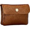 Gusti Leder Maite - Portafoglio in pelle, da donna, in pelle, bronzo metallizzato , Portamonete