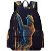 TPISLI Zainetti Cheetah Ragazza Classe 8 Borsa Scolastica Animal Leopard per Alunni Classe 7-9 Cartella Scolastica Resistente Grande Ritorno a Scuola Uso Quotidiano