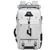 JIABAOZ Zaino Da Viaggio Capiente (60L/80L), Convertibile 2‑In‑1 Per Uomo E Donna, Impermeabile, Con Scomparti Per Scarpe E Laptop; Ideale Per Viaggi, Escursionismo E Lavoro (Grigio,80L)