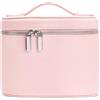 Generic Custodia rigida portatile in PU per trucchi, con divisori | Scomparti rimovibili, borsa da viaggio portatile, cosmetici, design a guscio rigido