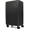 VOYAN Valigia Media Espandibile 58x40x24 SDR, Trolley da Viaggio Resistente Ultralight con Scocca Rigida ABS, Bagaglio da Vaggio con Ruote Doppie Girevoli e Chiusura di Sicurezza