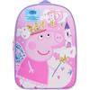 Get Trend Peppa Pig Zaino Bambini 3+ Anni Zainetto Bambino Zaini da Viaggio Sport Zainetti Asilo Bimba Cinghie Regolabili Regalo Bambini (Rosa Peppa Pig)