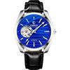 DAXIAOYU Orologio da polso da uomo automatico scheletro, casual, quadrante grande, meccanico, a carica manuale, impermeabile, luminoso