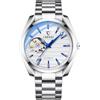 DAXIAOYU Orologio da polso da uomo automatico scheletro, casual, quadrante grande, meccanico, a carica manuale, impermeabile, luminoso