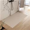 Olimpo Docce Piatto doccia in marmoresina crema effetto pietra cemento maka