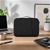 Generic 1 custodia per tablet compatibile con dispositivi Android, tasca frontale nera da 11 pollici