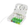 Logilink 066562 Scatola di Terminazione Ottica di Appartamento (STOA) FTTH 4X SC/APC con Cavo di Installazione da 50m Beige