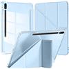 YeaQuelior Custodia per Samsung Galaxy Tab S8 2022/S7 2020 11, Azzurro | con S Pen Holder,Smart Folio con Auto Svegliati/Sonno e Custodia Protettiva Sottile Trasparente