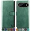 SUANPOT progettazione per Google Pixel 11 Pro XL 6.8 Blocco RFID Portafoglio Slot CarteSupporto Cellulare Magnetica custodia Pelle Sintetica Cover per Pixel 11 Pro XL Verde Chiaro