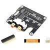 Wonrabai PCIe To M.2 HAT with I2S Audio Extension Compatible with Raspberry Pi 5, Support NVMe Protocol Solid State Drive or M.2 M KEY AI Module, Onboard 3.5mm Headphone Jack and RCA Connector, Driver-Free