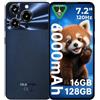 OUKITEL C69 Smartphone - 7,2 Pollici 120Hz, Batteria 6000mAh Cellulare in offerta, fino a 16GB RAM+128GB ROM/1TB, Fotocamera 64MP, Android 15 Octa-Core, Dual SIM 4G Telefono