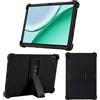 KUSINHOKA Custodia per Honor Pad X8a/Pad X8b 11 Pollici, Morbido Silicone [Antiurto] Protettiva Cover, Anti-Graffio Protezione Custodia con Funzione di Supporto, Nero