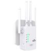 HAEWU Ripetitore WiFi 300 Mbps, Amplificatore WiFi, 4 Antenne, 2 Porte Ethernet | Copertura 2,4 GHz delle zone senza segnale, modalità Ripetitore/AP e configurazione semplice per uso domestico