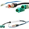 Adapter Universe Adapter Adapter-Universe DIN Radio Adattatore per antenna 2 x Fakra Z - alimentazione phantom Universal