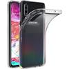 PhoneThrone Cover per Samsung A70, Custodia Gel Trasparente Morbida Silicone Sottile TPU [Ultra Leggera e Chiaro]