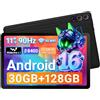 Gleeso Tablet 11,5 Pollici Android 16 con Gemini AI, Processore Octa-Core, 30GB RAM Espandibile fino a 2TB TF, Display 2K 90Hz, Batteria 8400mAh, Tablet Portatile per Studenti e Lavoro Aziendale