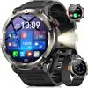 Blackview Smartwatch Uomo, 1.45 Smartwatch Militare Uomo Fitness con Chiamate Bluetooth Orologio Intelligente 100+ Modalità Sportive/Cardiofrequenzimetro/SpO2/Torcia/Bussola per Android iOS