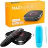 DIRECTLINX ELECTRONICS MAG544W3 Linux TV Set-Top Box 4K HDR Streaming Media Player, supporto 4K e HEVC, Dolby Digital Plus, Wi-Fi 5G integrato, 1 GB di RAM DDR4, 4 GB di memoria flash bonus custodia in silicone