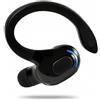 Benvexa Auricolare Bluetooth senza fili V5.2 Mono con microfono riduzione del rumore