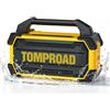 TOMPROAD Cassa Bluetooth Potente 160W, Altoparlante Portatile, IPX6, Giallo | Batteria 15000mAh, Bluetooth 5.3, TWS, USB/AUX, Cassa Bluetooth Impermeabile con Maniglia per Lavoro, Officina, Garage