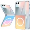 DEVASO Magnetica Cover per Samsung Galaxy Z Flip7/Flip8, Traslucida, Iridescente | Compatibile con MagSafe, Custodia Smerigliato Colorata Smerigliato Antiurto Sottile Silicone TPU Anti-Impronte Case