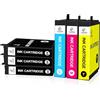 LeciRoba 604xl per cartucce epson 604 e epson 604xl multipack per Epson Expression Home XP-2200 XP-2205 XP-3200 XP-3205 XP-4200 XP-4205 WF-2910DWF WF-2930DWF WF-2935DWF WF-2950DWF (6 PK)