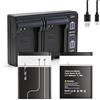 YONHUIZI Set di 2 caricabatterie BL-5C 2026, 3050 mAh, ad alta capacità, 3,7 V, batteria di ricambio ricaricabile, per telefono Nokia, radio domestica, altoparlante BT e fotocamera