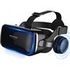 FIYAPOO Occhiali VR per cellulare con cuffie HiFi, occhiali 3D per realtà virtuale per film e giochi, compatibile con smartphone Android e iPhone da 4,7 a 6,7 pollici