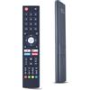 RYQIF Telecomando di ricambio adatto per CHiQ/Changhong U55H7A U43H7A L32H7S L40H7S L43H7S U43H7S U58H7S U50H7SX, per Saba Sa43k67a9 Sa32k67a9