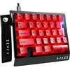 AJAZZ AK029 Tastiera da gioco RGB cablata a 29 tasti con una mano con 8000 Hz, interruttori magnetici RT da 0,01 mm, azionamento regolabile, tastiera meccanica sostituibile a caldo, piastra in