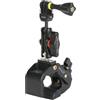 iSHOXS Shark SLS supporto action cam antivibrazione | 28-65 mm | Morsetto per tubi tondi, ovali e quadrati | Compatibile GoPro Hero, DJI, Insta360, Sony | Moto, bici ed e-bike