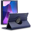 ebestStar - Cover per Lenovo Tab P12 Pro, Custodia Protezione Rotazione 360, Pelle PU, Blu scuro