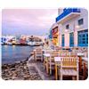 ELLENNE Tappetino Mousepad Grecia Mykonos Little Venice Mare 24x20cm C09 | ELLENNE - Tappetino Mouse Panorama Città Mondo Foto Artistica - Mousepad per PC, Ufficio, Gaming e Laptop