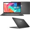 msi Notebook Modern 15 CORE 7 5.4Ghz,Ips, Ram 16Gb Ddr4, Ssd Nvme 500gb, Hdmi, Usb 3.0, Wifi,Bluetooth, Webcam, Windows 11 Pro