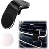 Generic Supporto magnetico per navigatore cellulare, rotazione a 360°, supporto magnetico universale per auto, supporto per bocchetta dell'aria per tutti gli smartphone (nero)